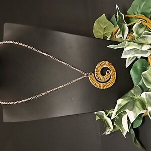 Snail Shaped Pendant Necklace